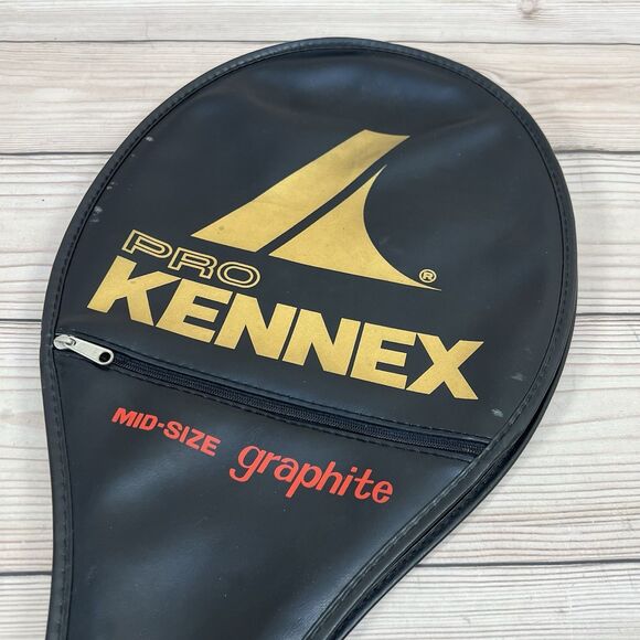 VTG Pro Kennex Bronze Ace Tennis Racquet Racket Graphite Glass L4 4-1/2 Mid Size - Picture 3 of 16